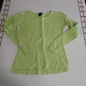 a.n.a Vibrant Green Knit Top